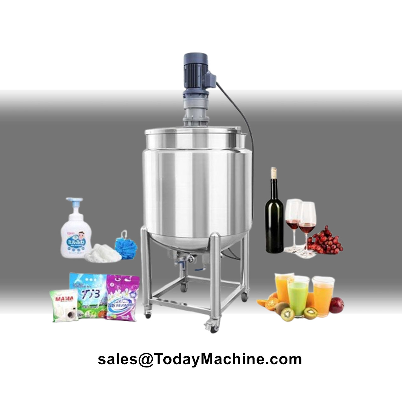 Soap Making Ins - Tangki Pencampur Homogenizer Lini Produksi Pembuatan