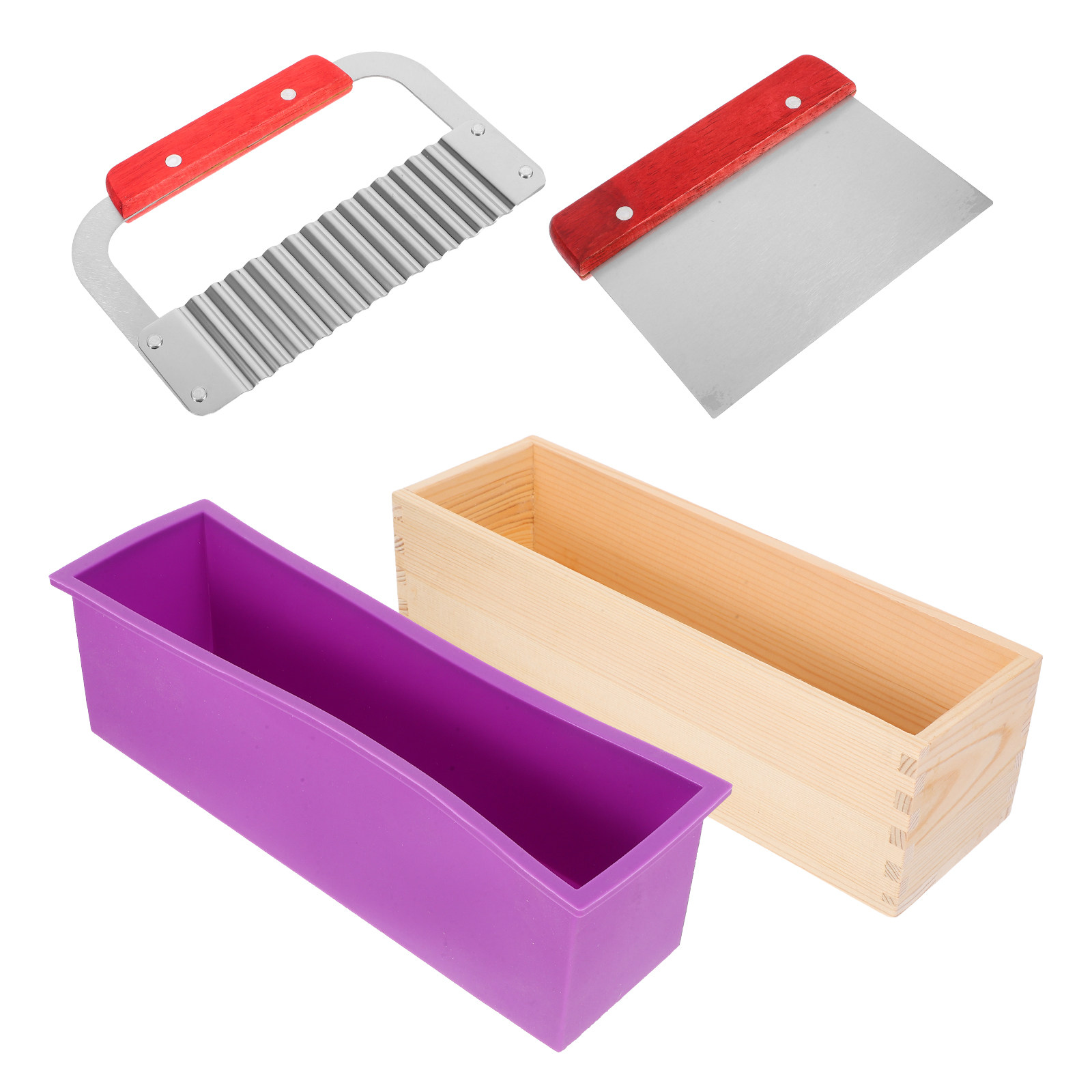 1Set Cetakan Sabun Silikon Ber - Quality Soap Making Kit ulasan dan harga